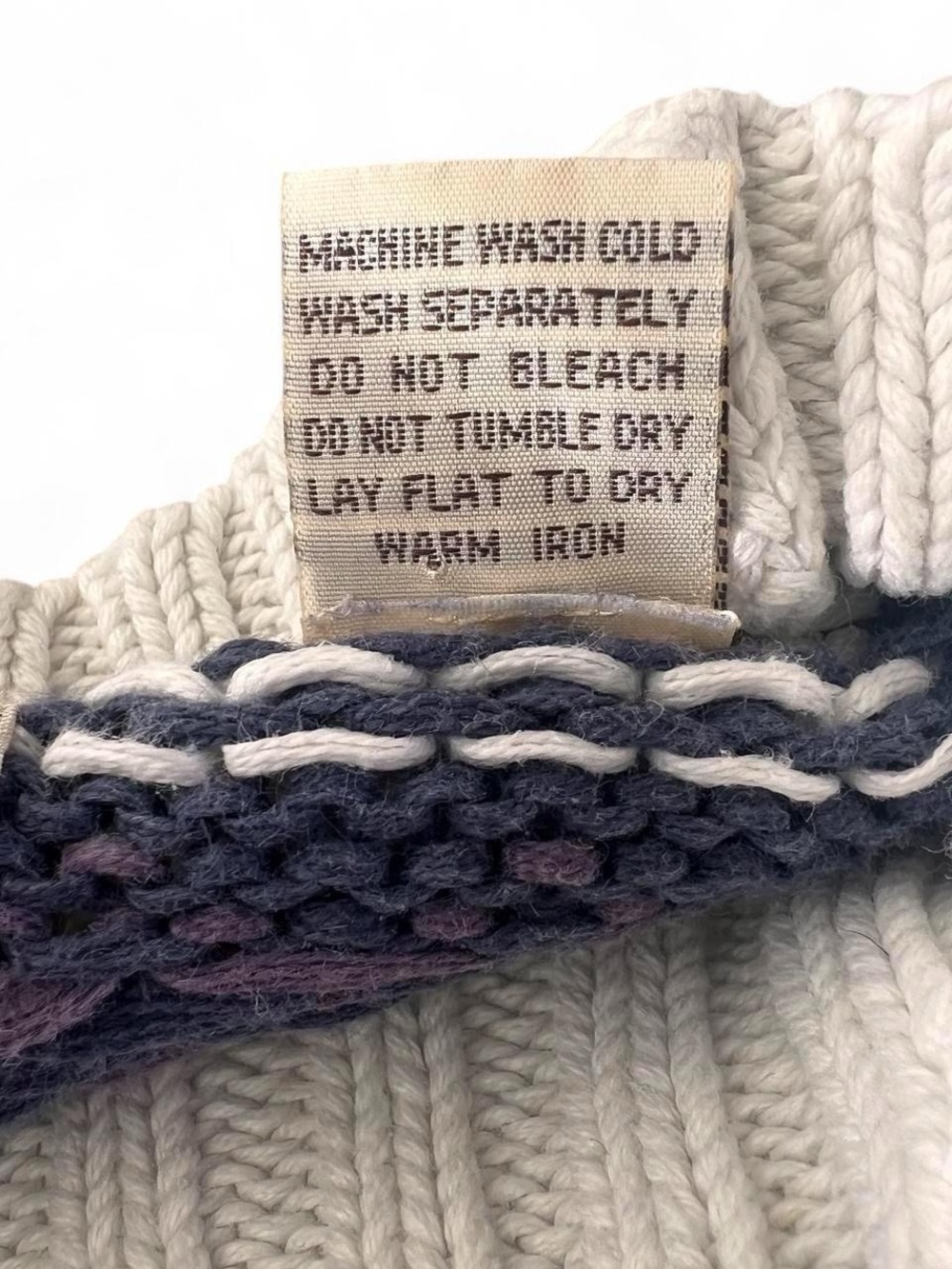 Vintage Woods&Gray Purple Cream Teal Fair Isle Patterned Knit Sweater Juniors L